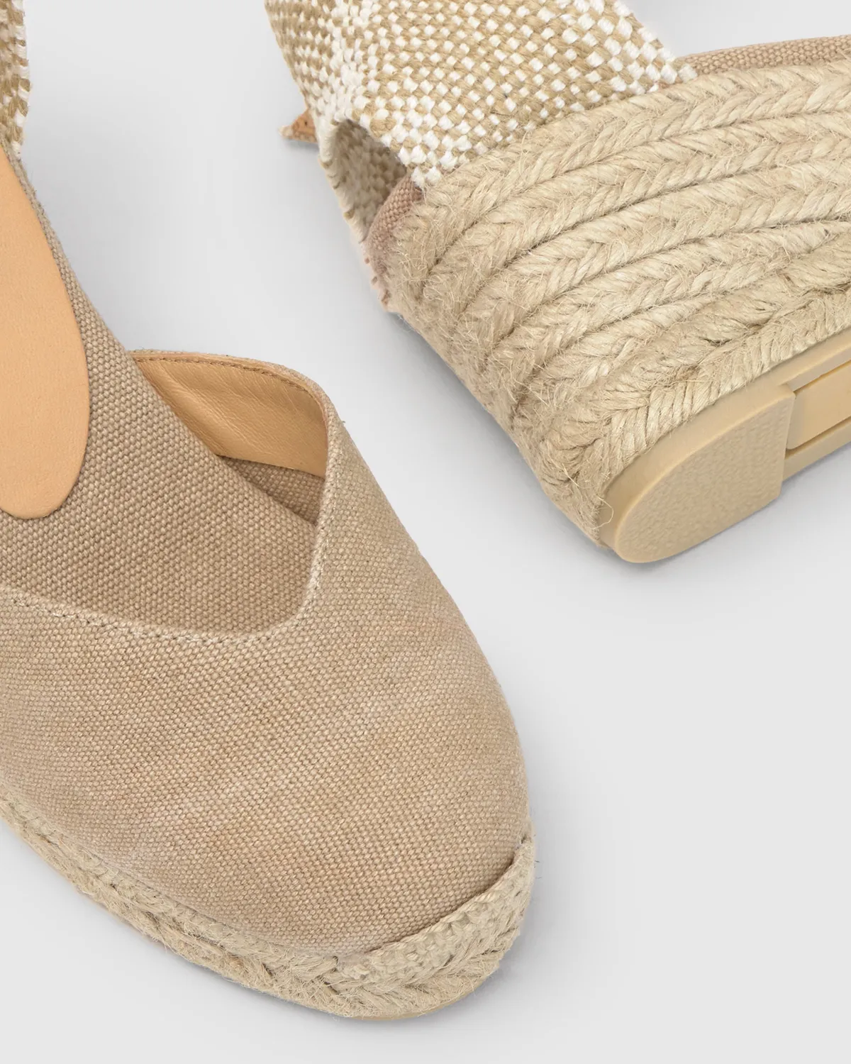 Castaner Chiarita 6 002 espadrilles sand 7 cm wig