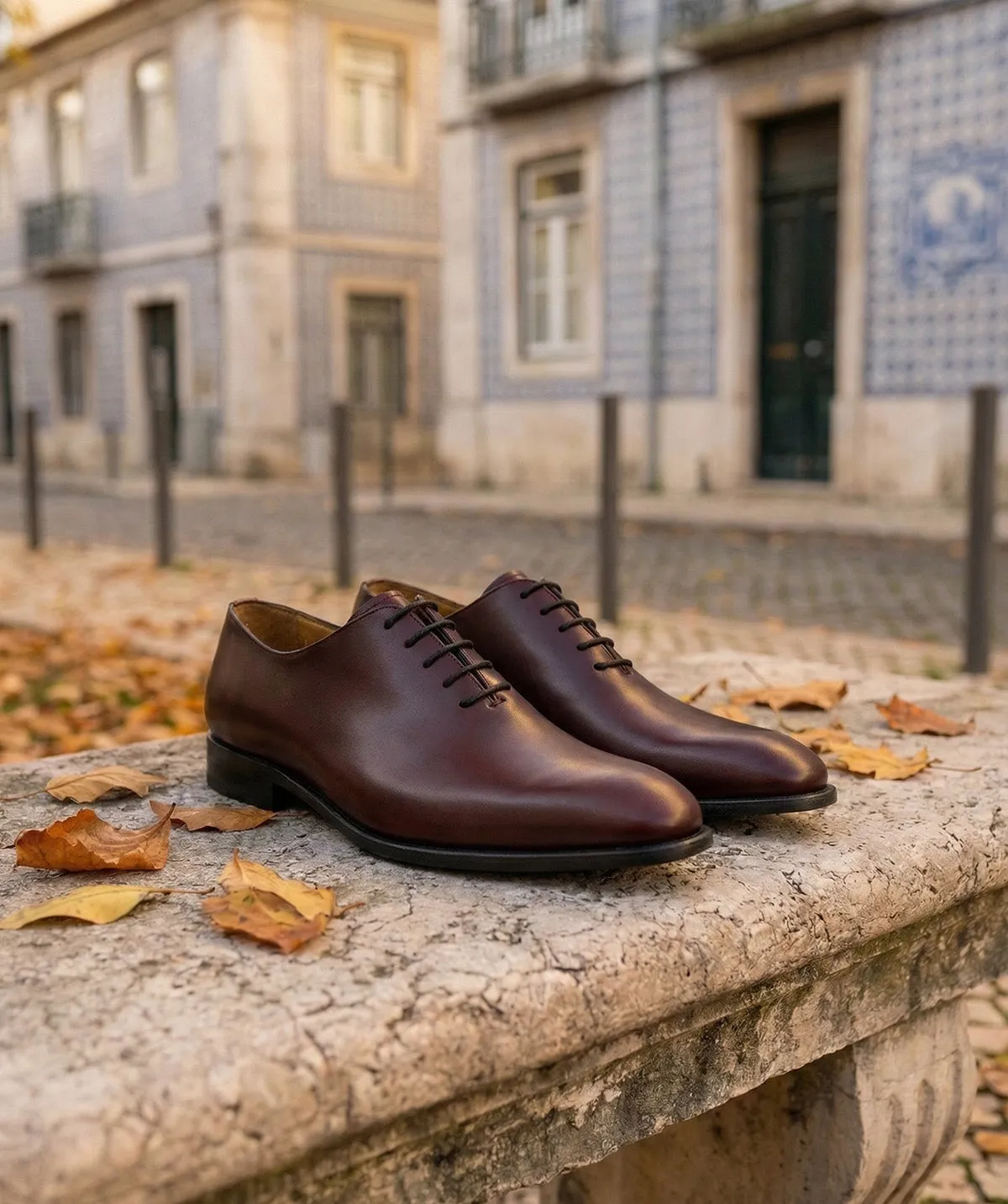 Finsbury BROADWAY oxfords bordeaux lakleer