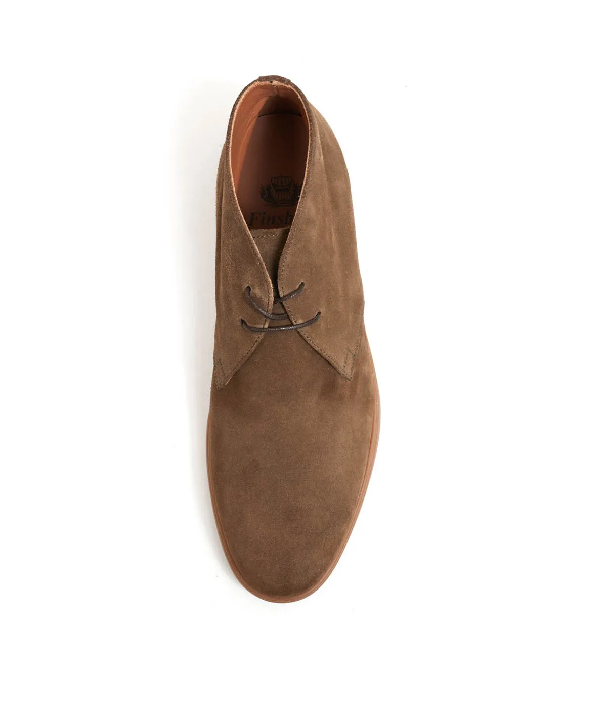 Finsbury Sahara enkellaarzen camel suede