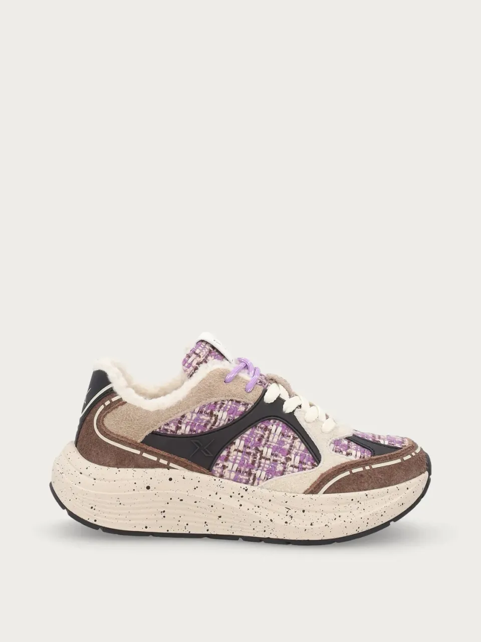 Frau Cross Hybrid sneakers bouclé bontvoering