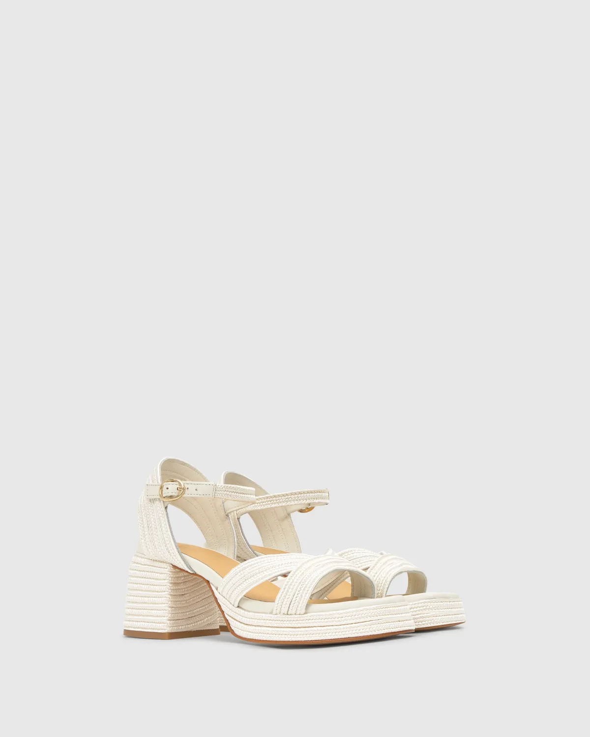 Castaner Vallita 142 sandalen wit 7 cm hak