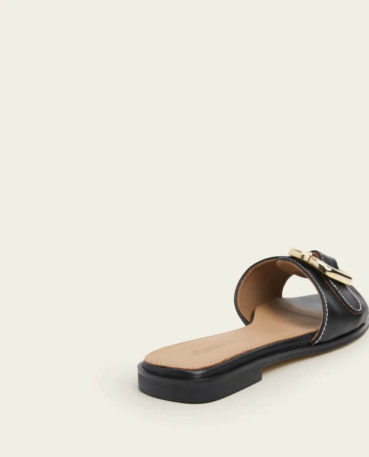 Flattered Mimi sandalen zwart leer