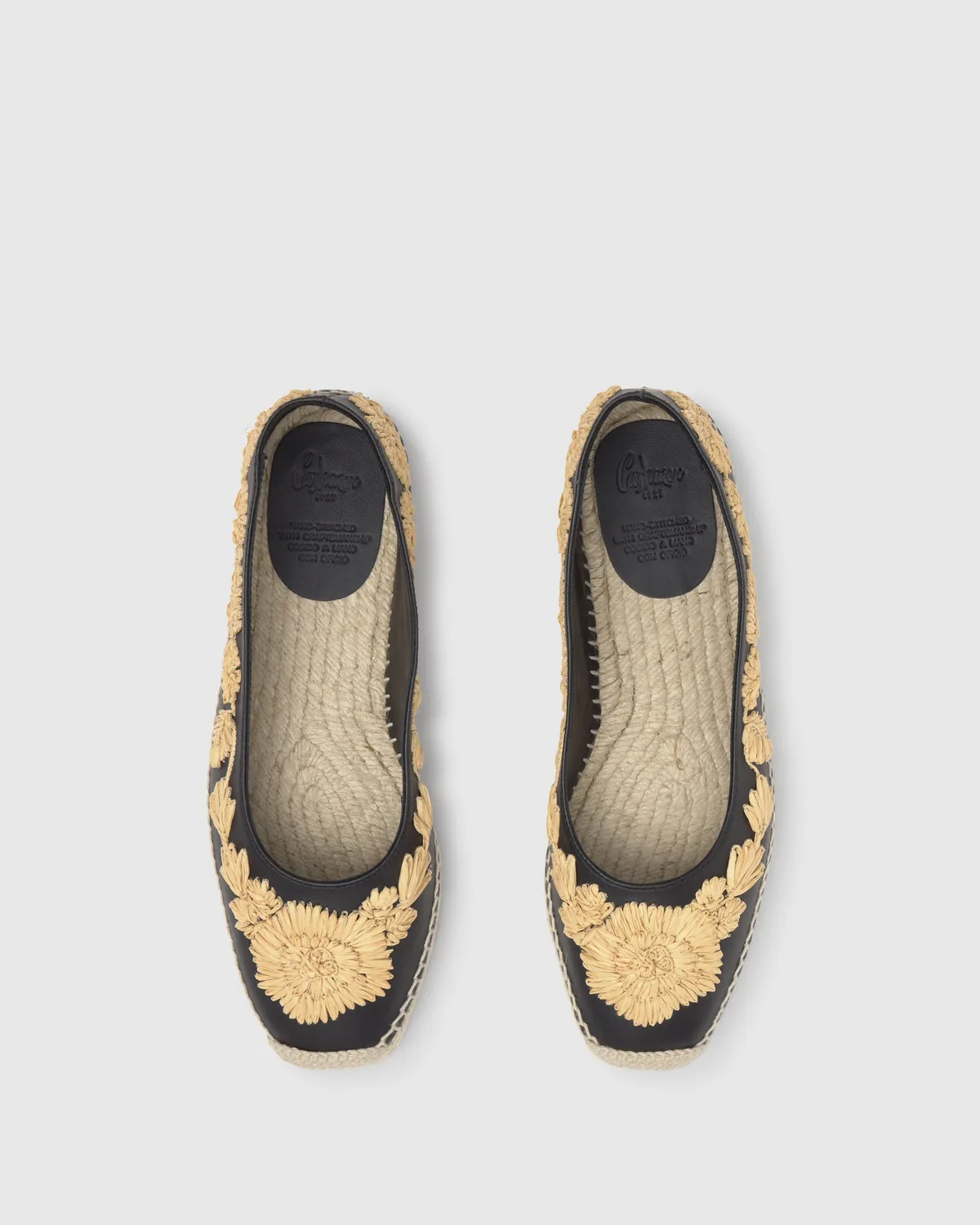 Castaner Paris 280 ballerina zwart nappa
