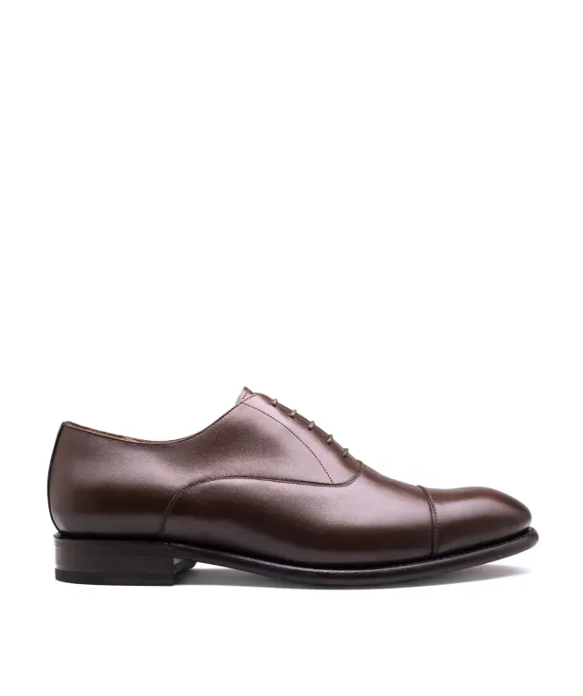 Finsbury Oxford Veterschoenen Walnootbruin Leer