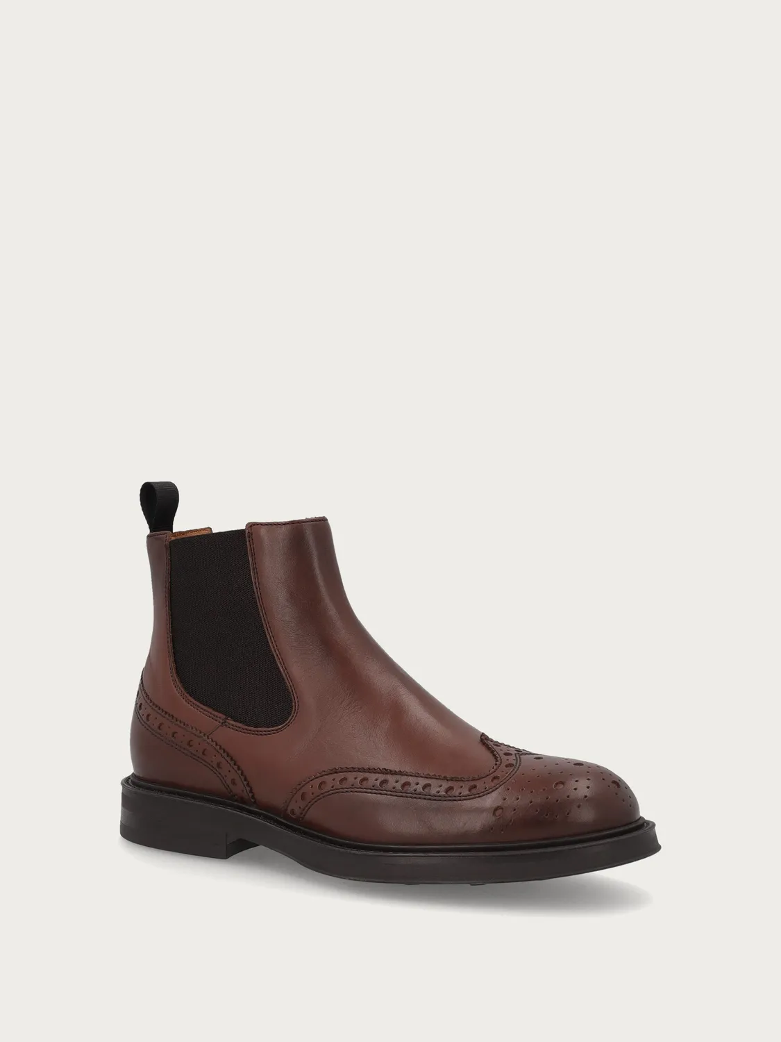 Frau Verona Beatle boots bruin leer heren wingtip