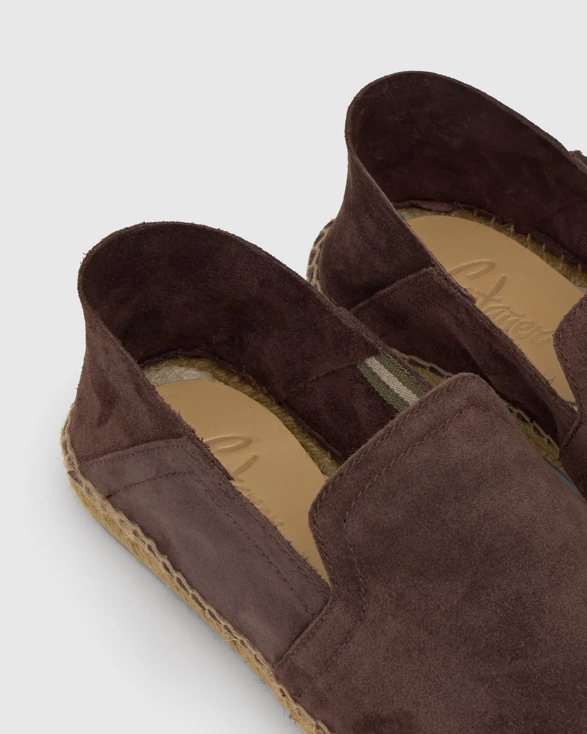 Castaner Parker T/186 espadrilles donkerbruin suède heren