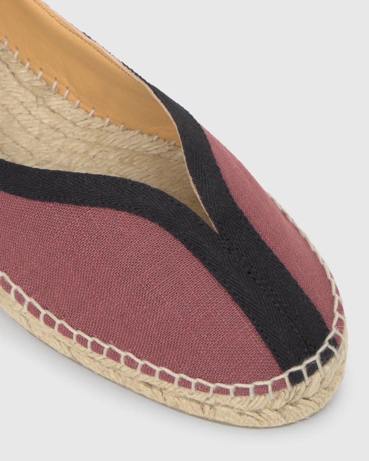 Castaner Kanu CSC/003 ballerina bordeaux linnen