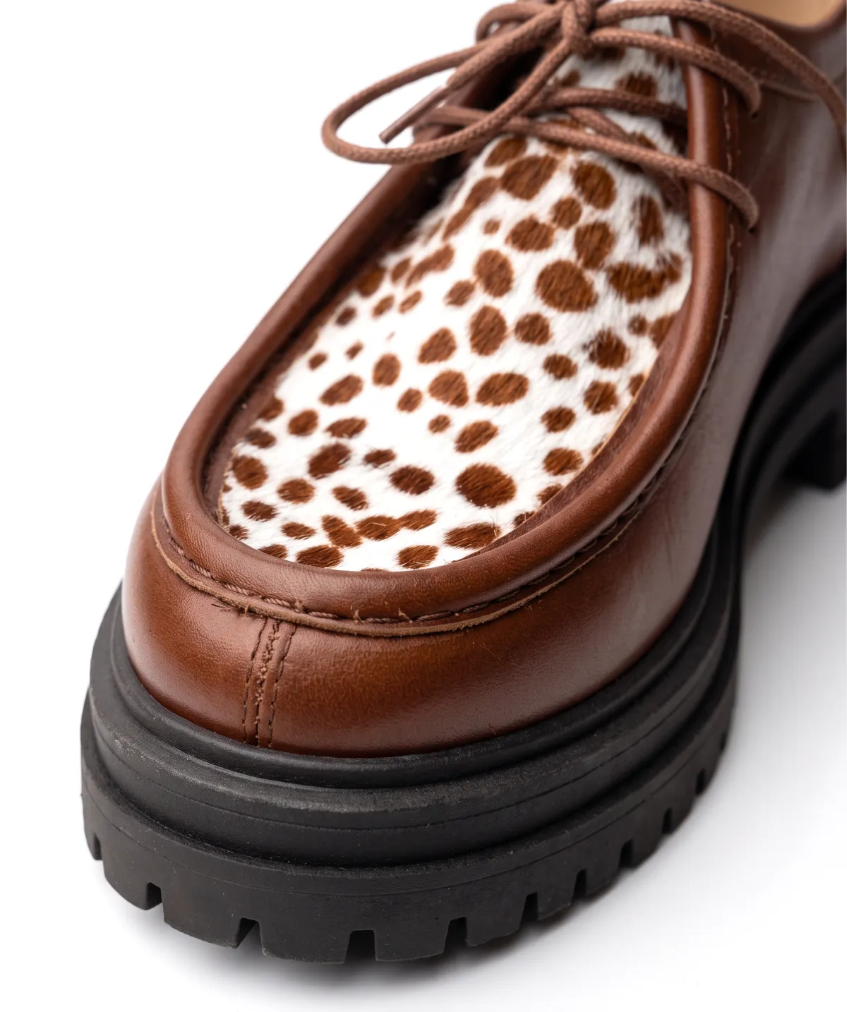 Finsbury EVA derby veterschoenen bruin leer