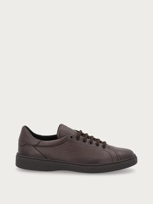 Frau Verona bruine leren sneakers leer