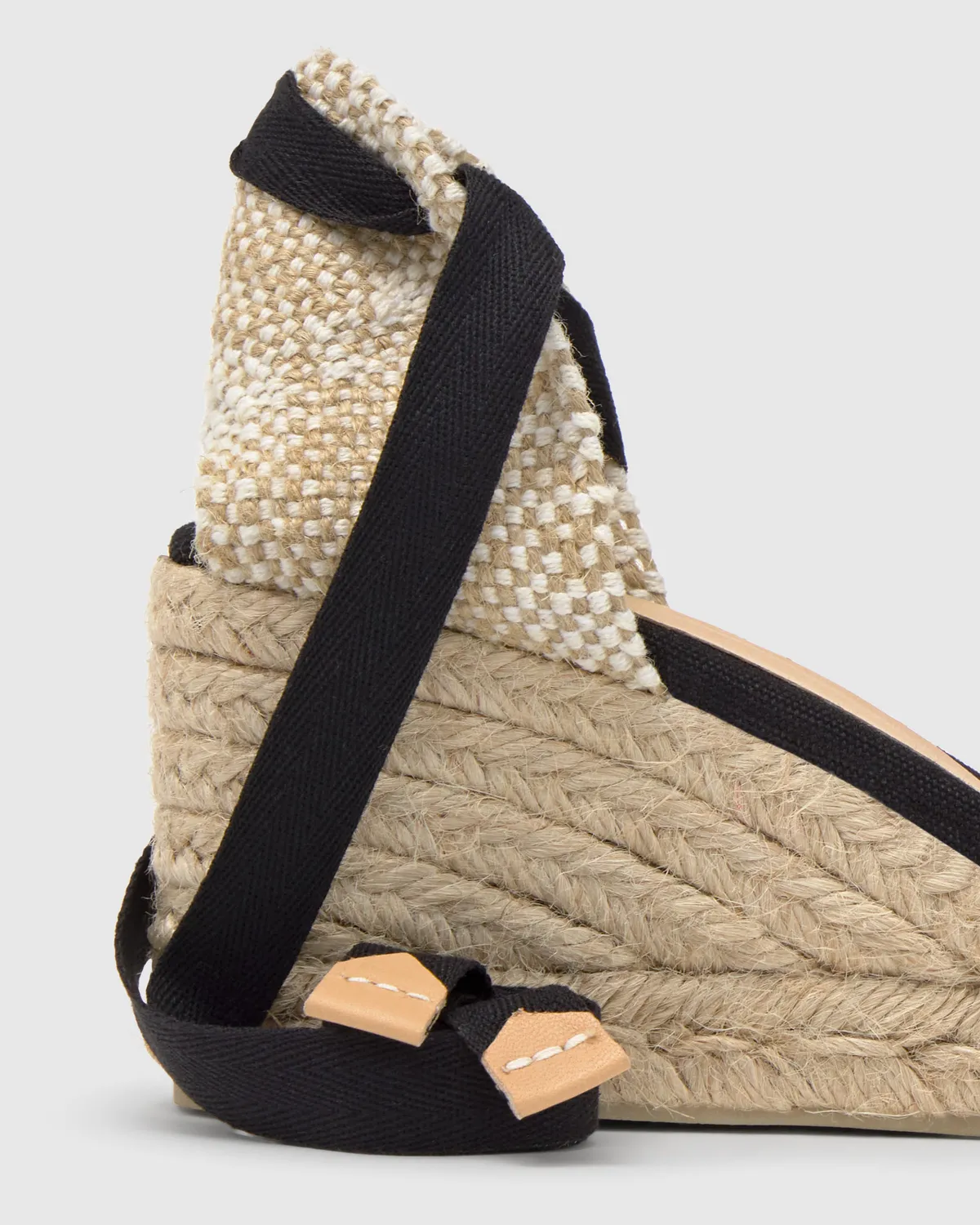 Castaner Carina CARINA/6/001 espadrilles zwart 7 cm hak