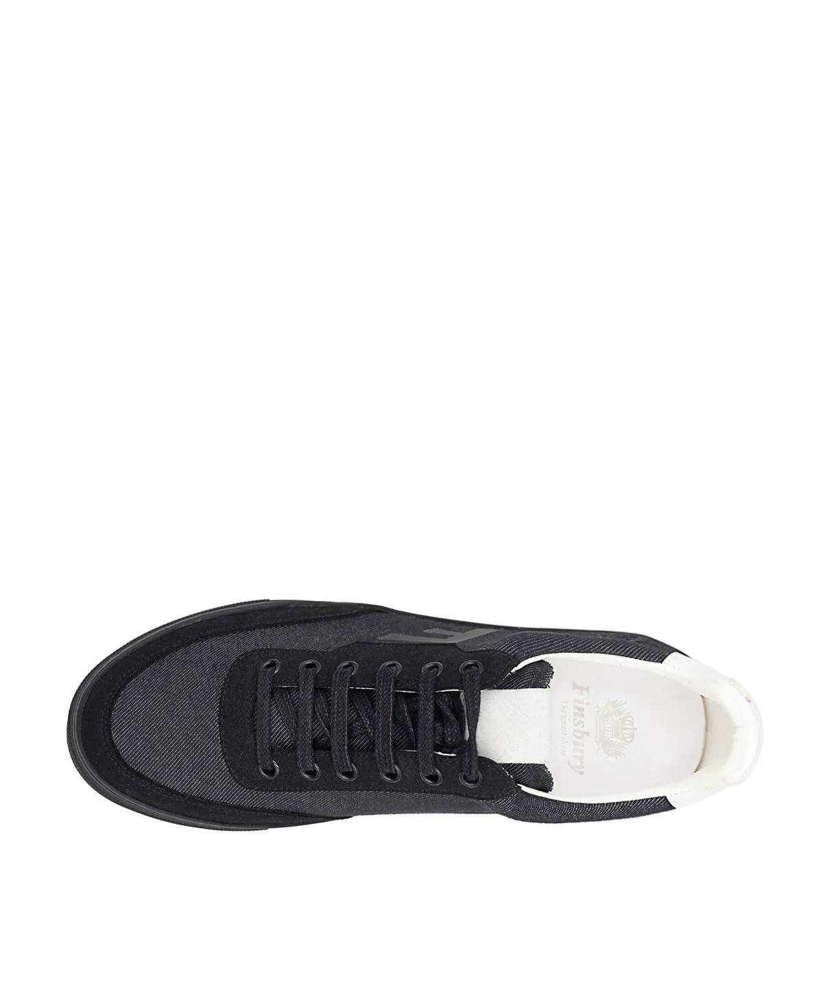Finsbury Greenwood sneaker zwart vegan 80% recycled