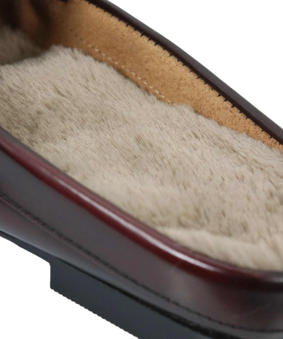 Finsbury Marion bordeaux leren loafer muiltjes