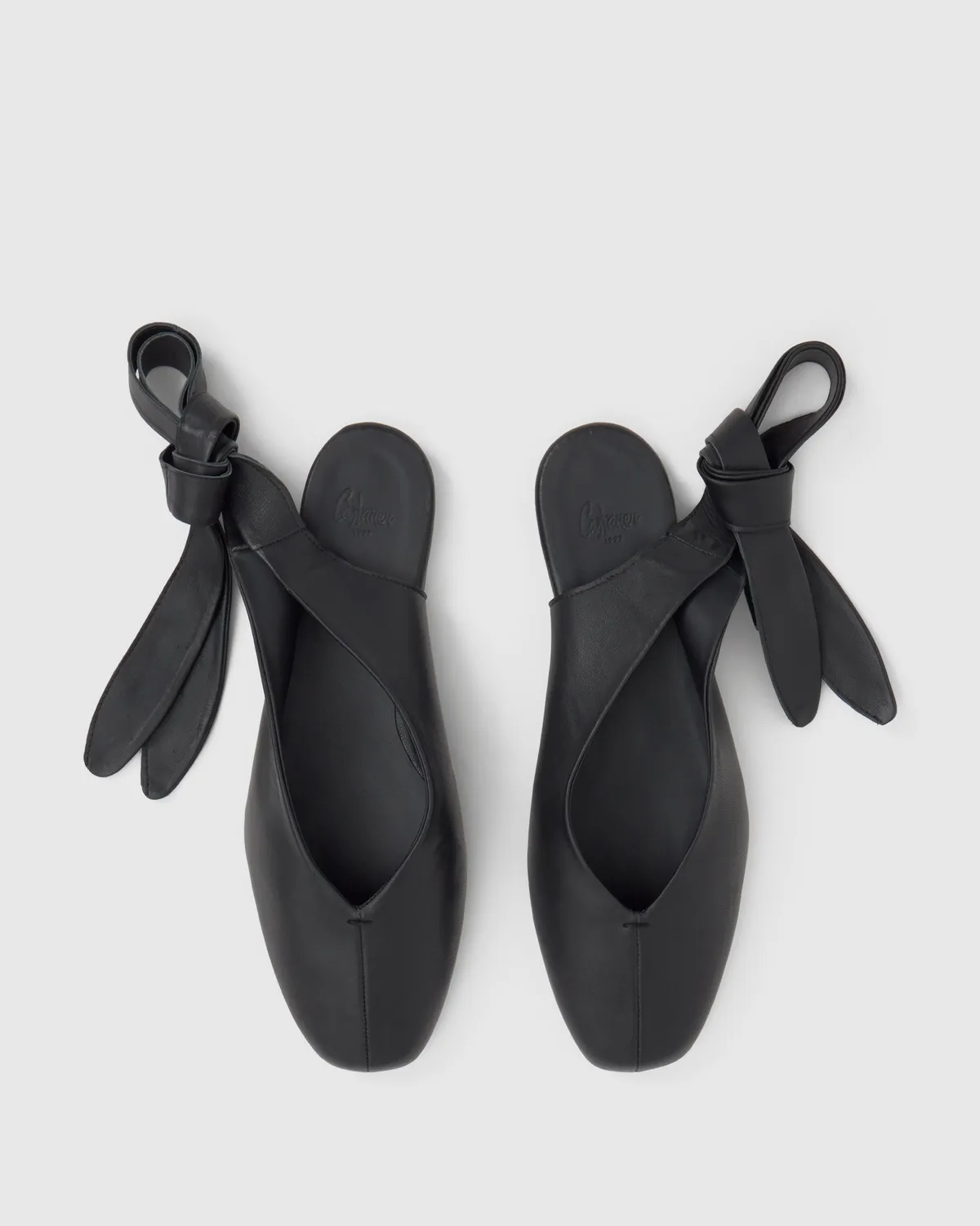 Castaner Sybil 280 ballerina's zwart leer