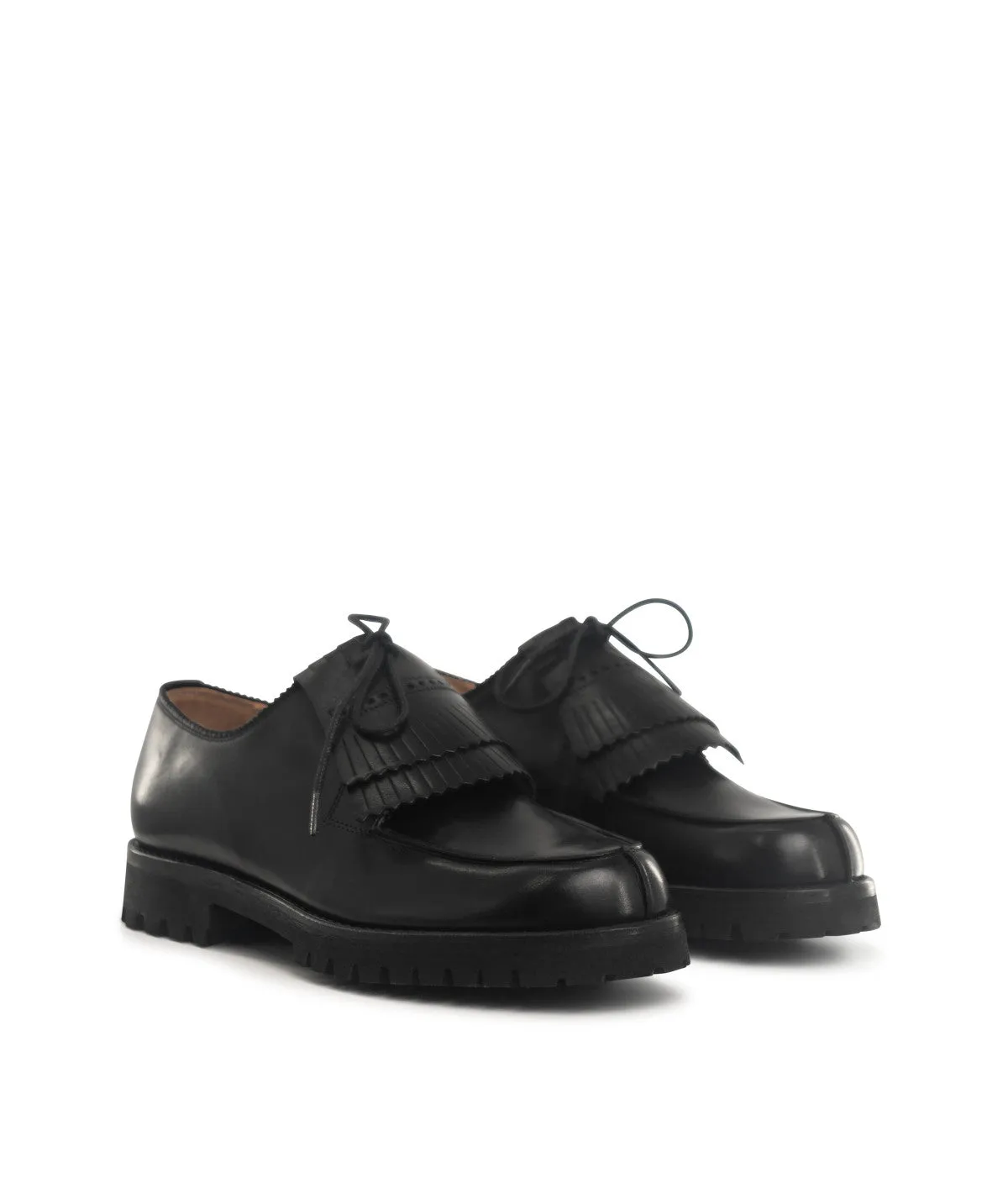 Finsbury Leonie derbies zwart leer dames