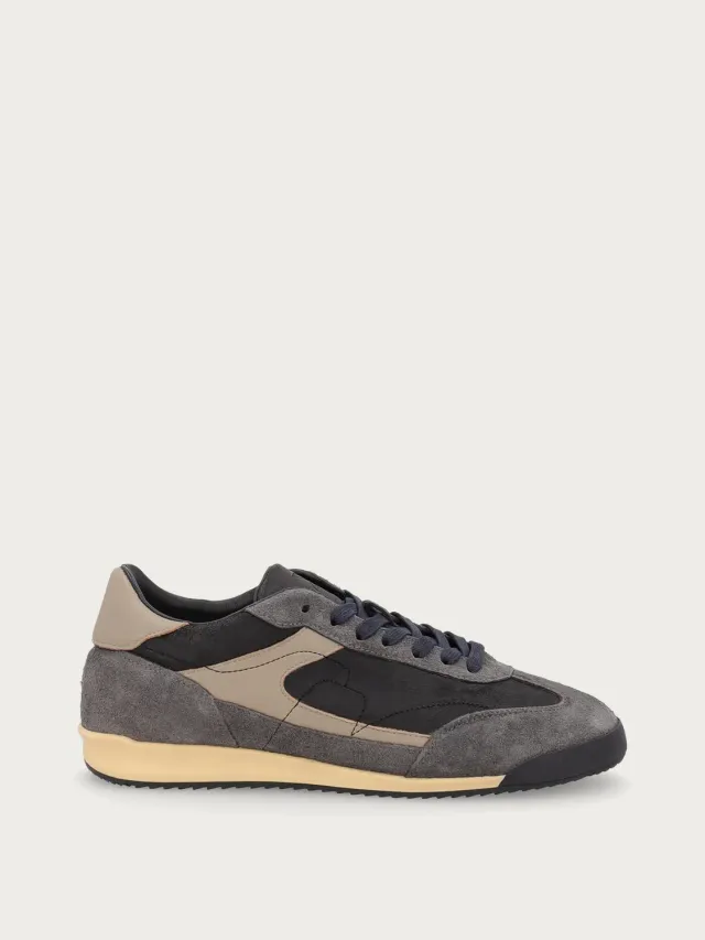 Frau Cross Hybrid sneakers blauw leer