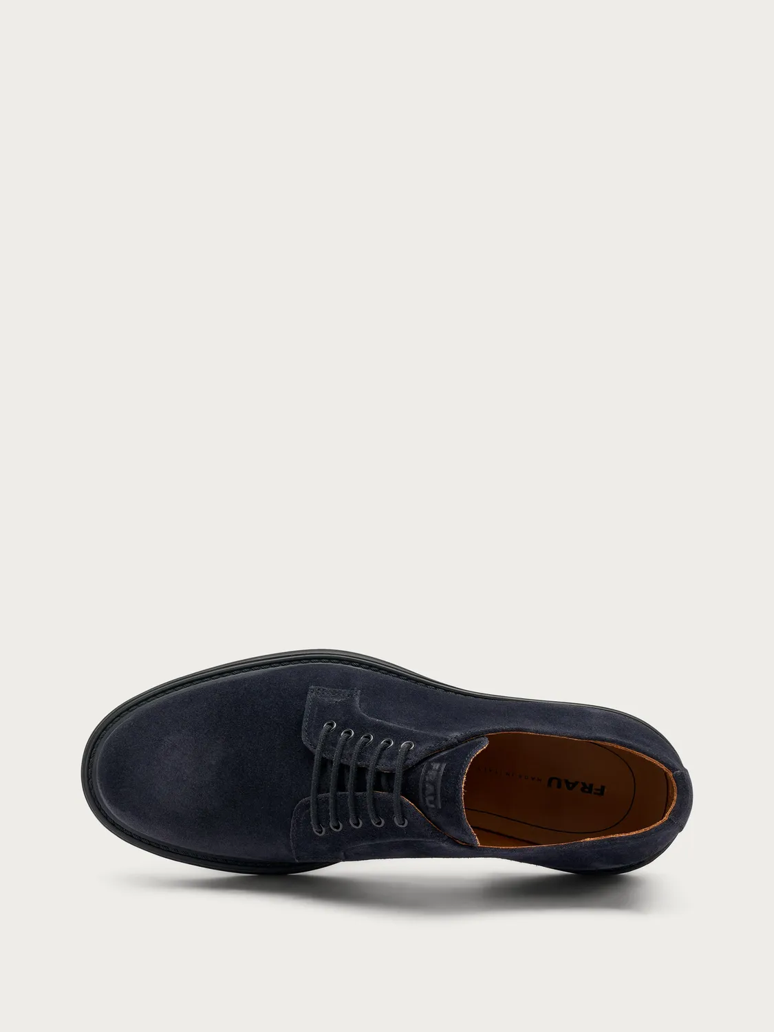 Frau Verona heren veterschoenen blauw suede