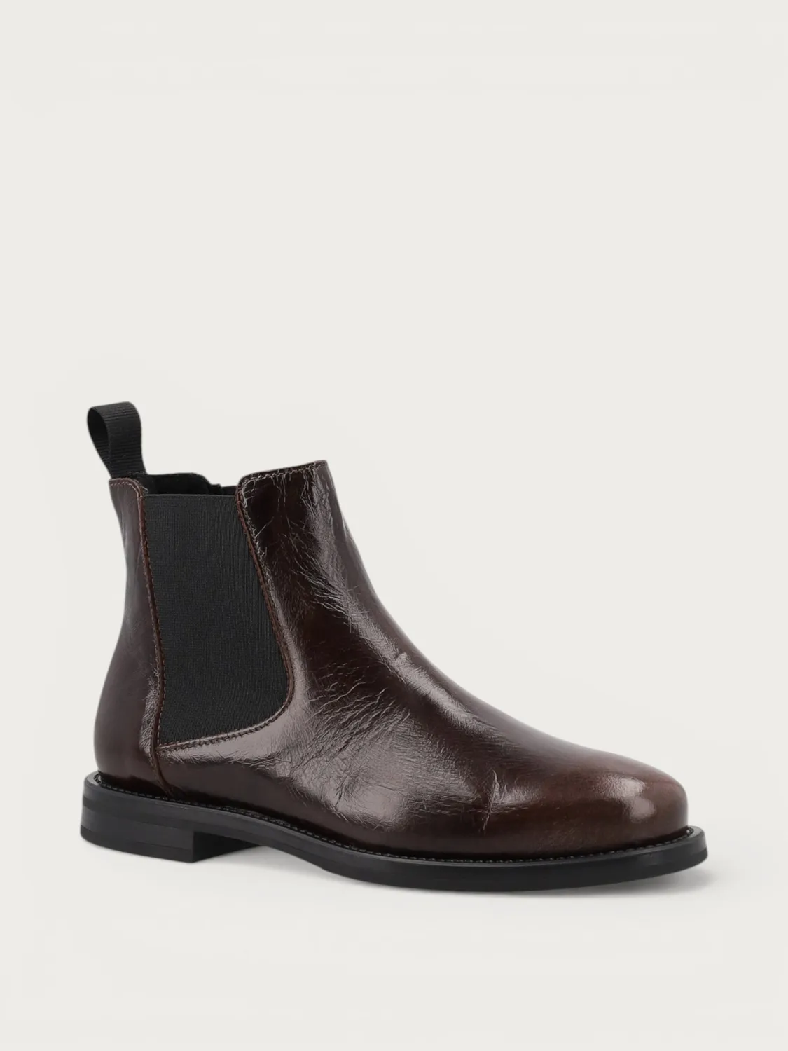 Frau Verona bruine leren beatle boots dames