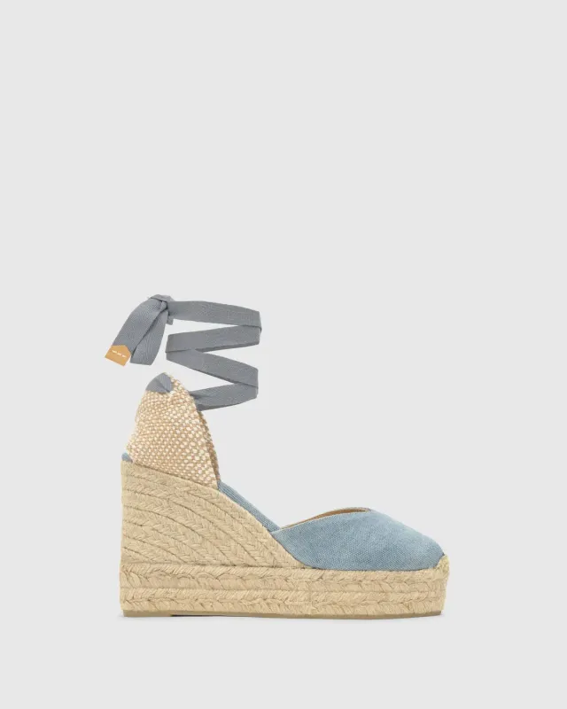 Castaner Chiara 8ED/002 espadrilles acqua canvas