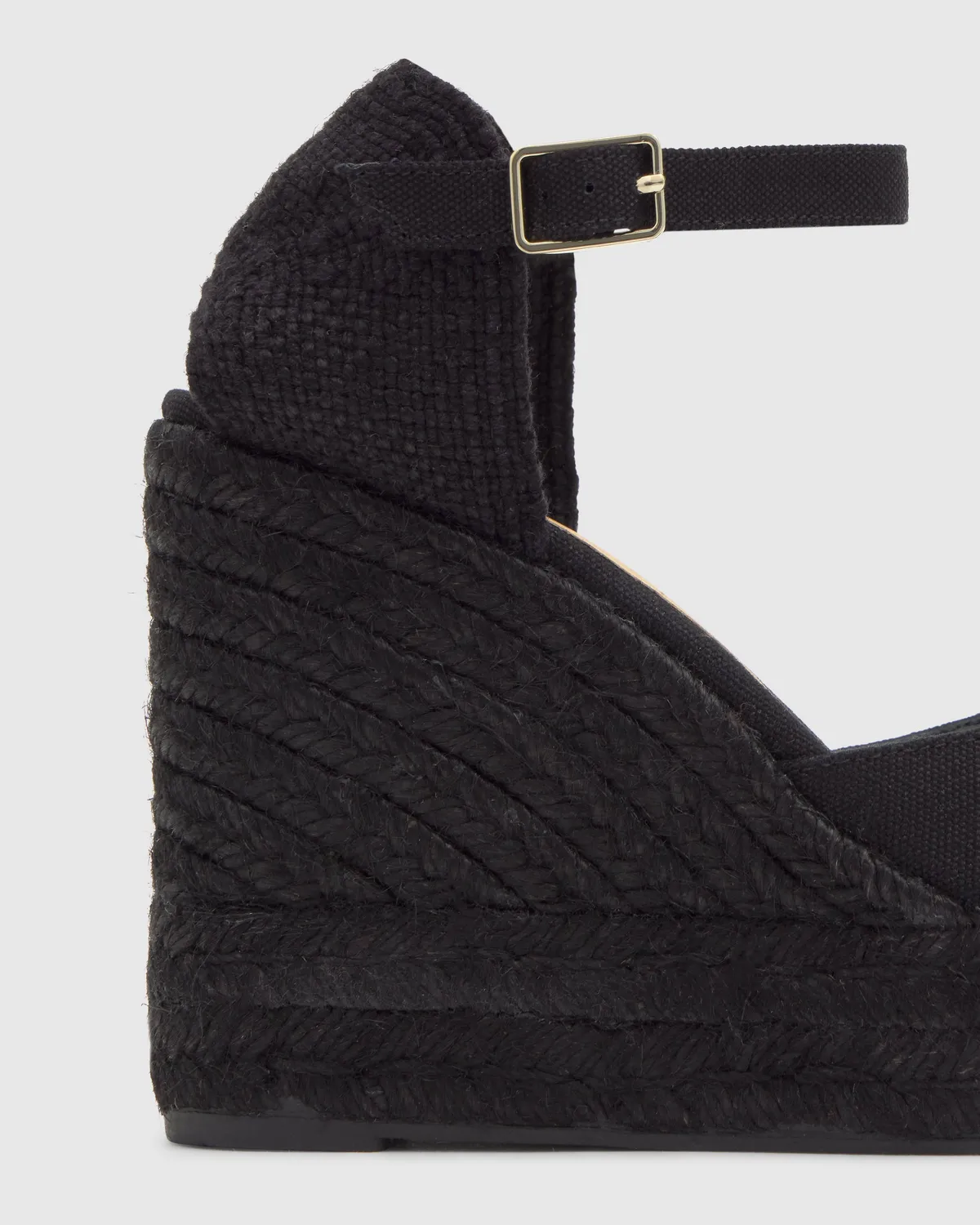 Castaner Carol C/8ED/001 espadrilles zwart 11cm