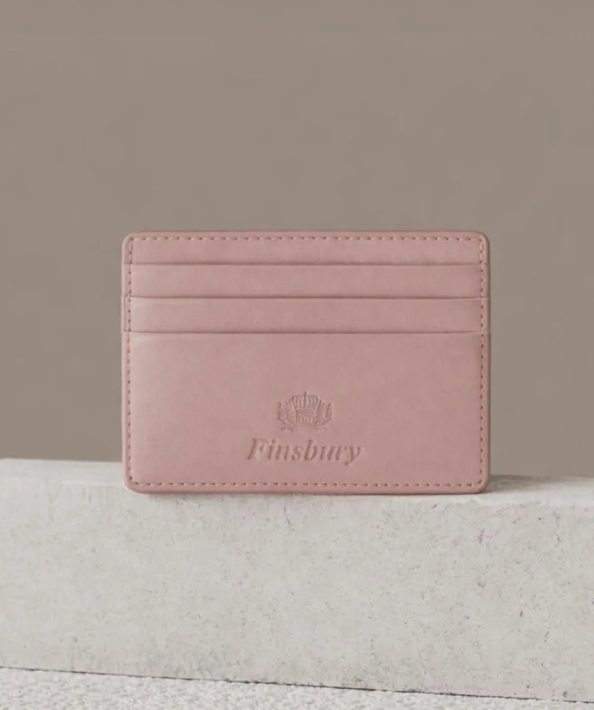 Finsbury Pink Card Holder pashouder roze leer