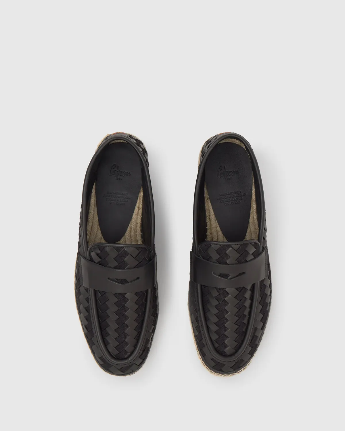 Castaner Noa 286 espadrilles zwart suède canvas