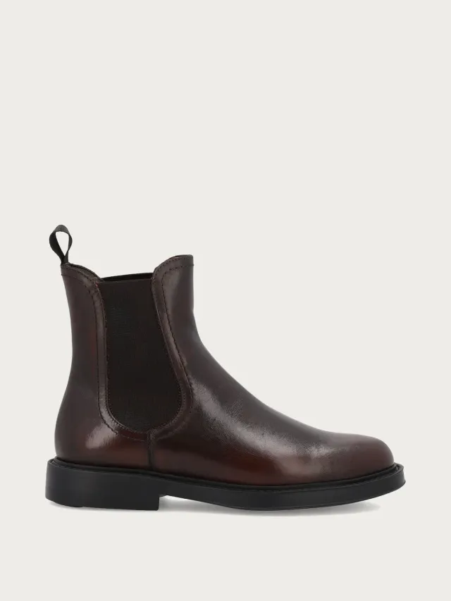 Frau Verona Beatle boots bruin leer licht