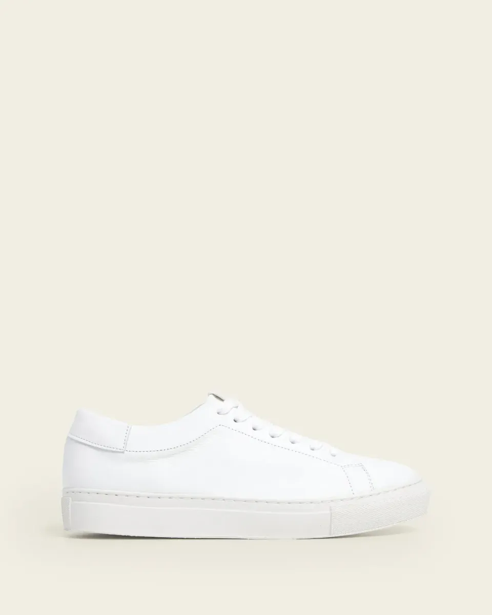 Flattered Stockholm sneakers wit leer eco zool