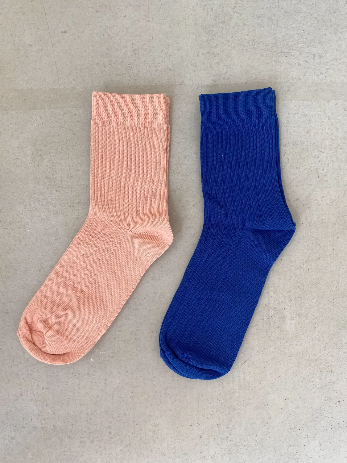 Jutelaune Canale Klein Blue sokken one size bio katoen