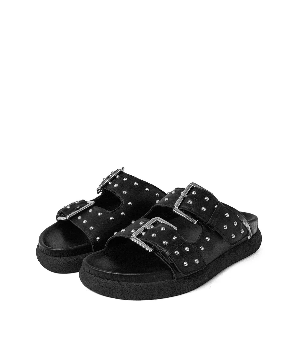 Finsbury Gaia sandalen zwart dames leer