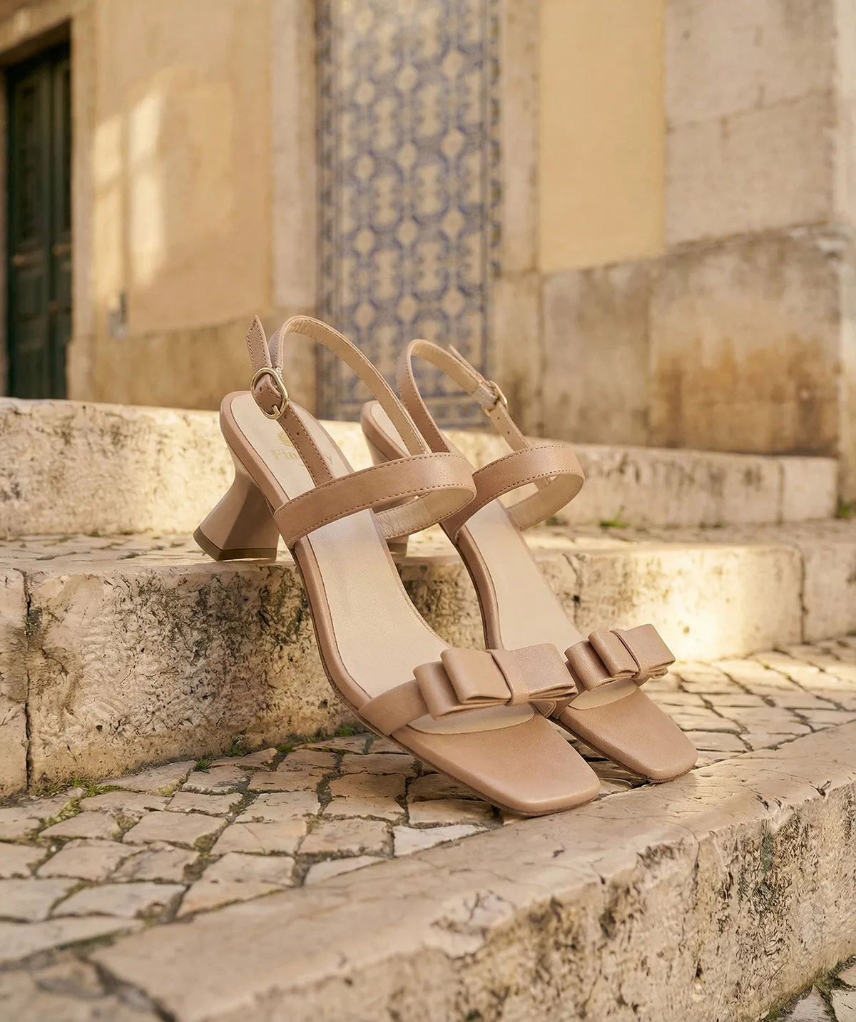 Finsbury Antoinette sandalen nude 5 cm hak