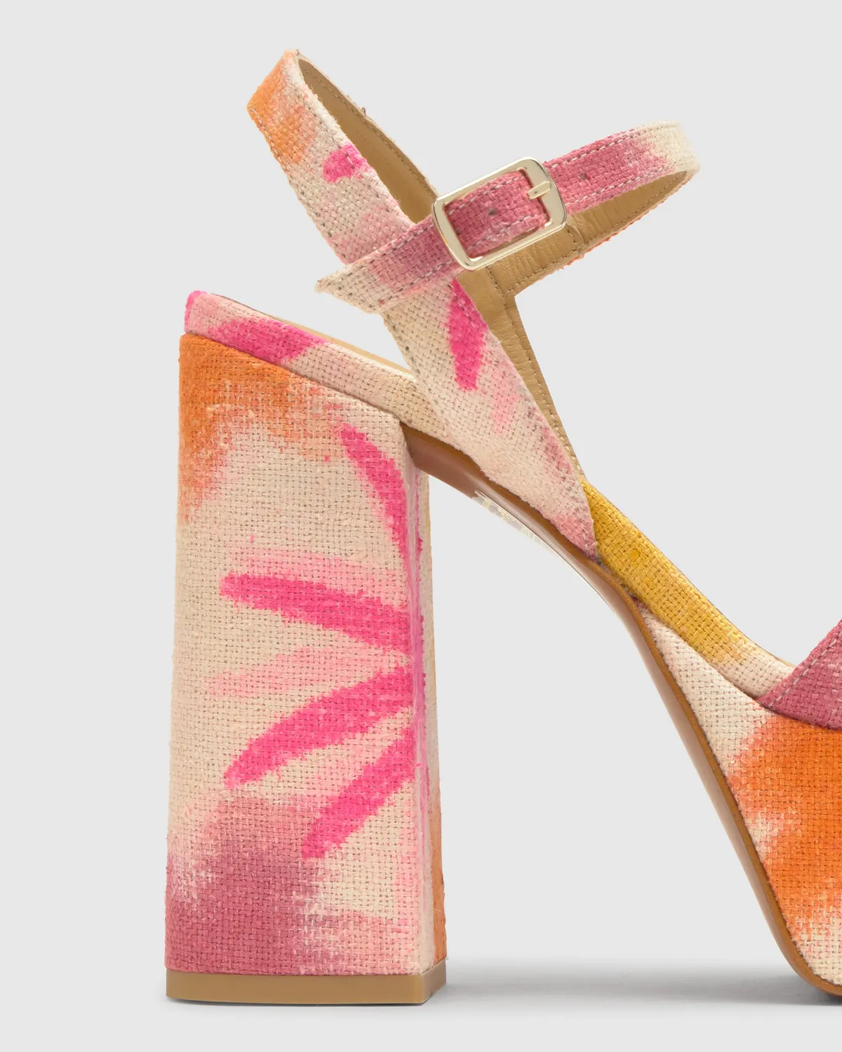Castaner Flora 301 sandalen multicolor linnen 13 cm