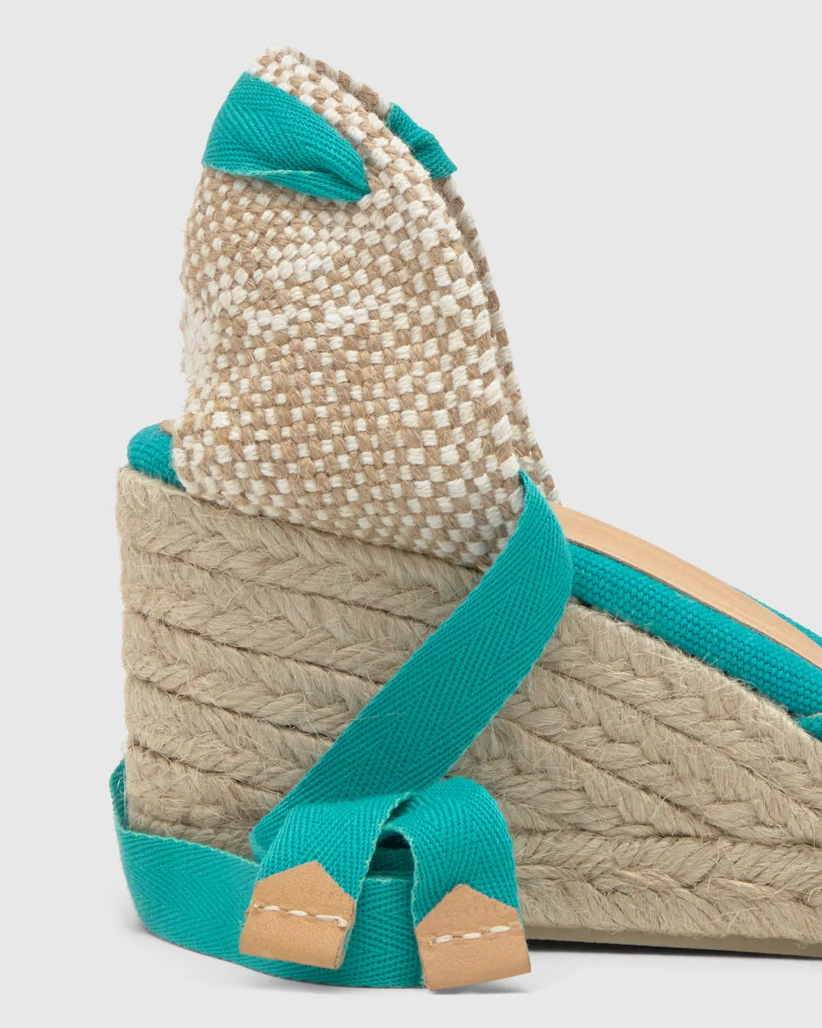 Castaner Carina 6/SS20002 espadrilles aqua 7 cm sleehak