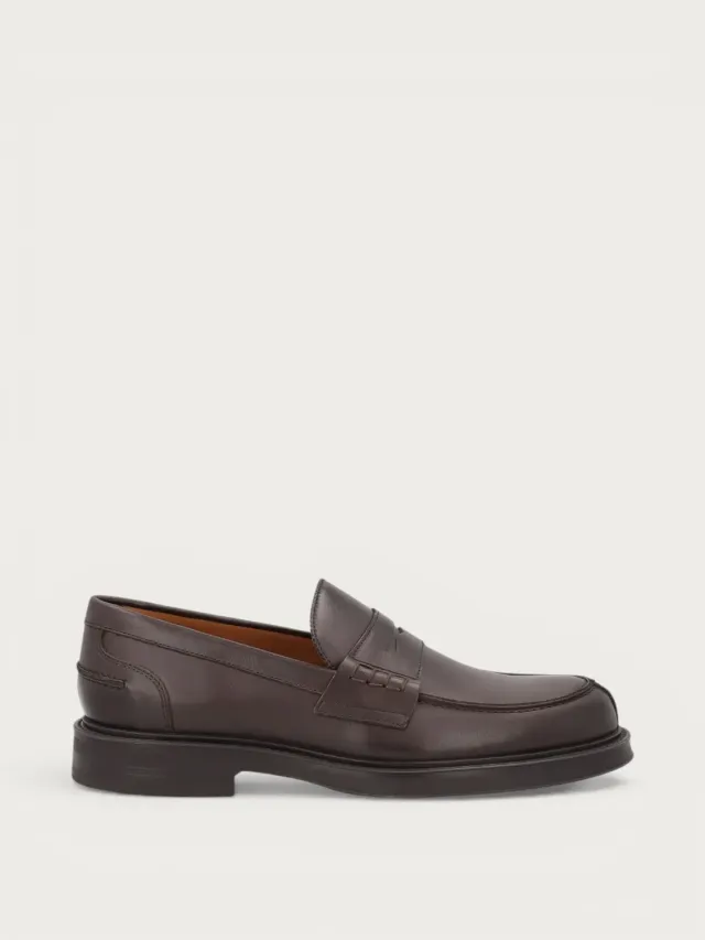 Frau Verona loafers donkerbruin leer