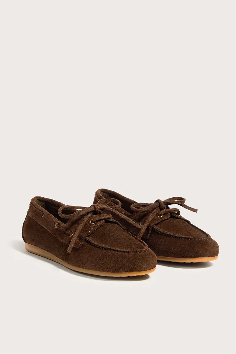 Bryan Stepwise Abby bootschoenen cacao suède