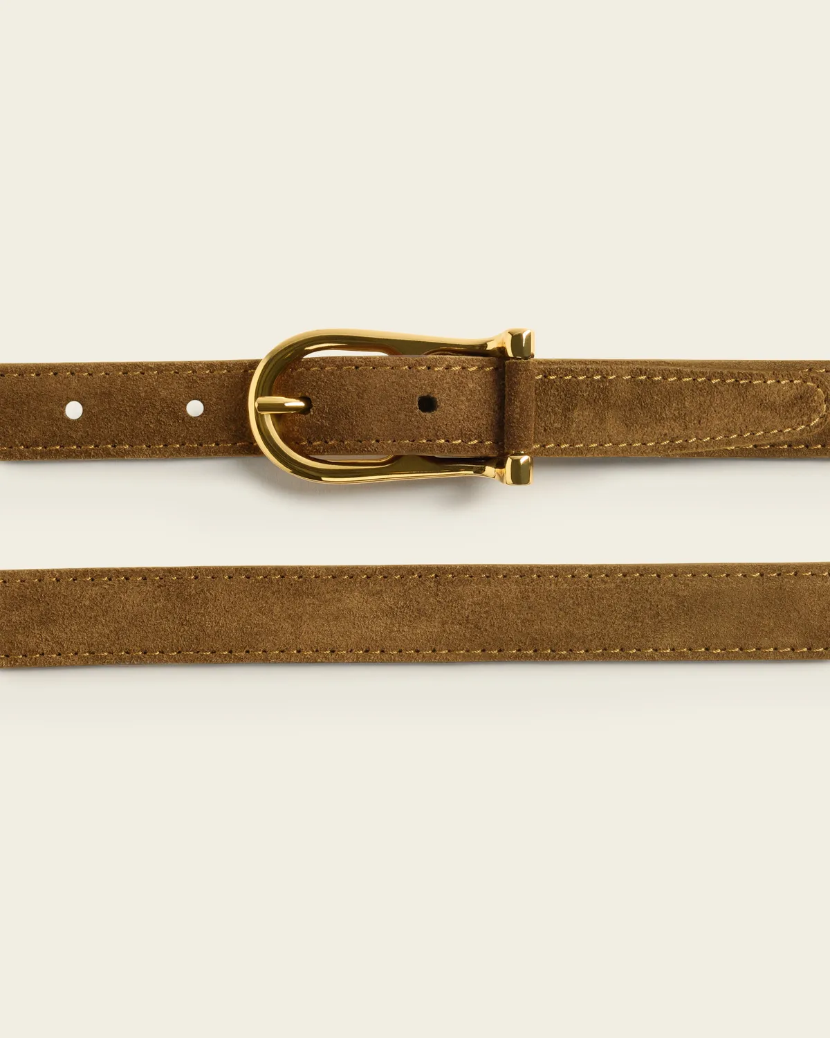 Flattered Betty Belt Suede Wet Sand riem suède