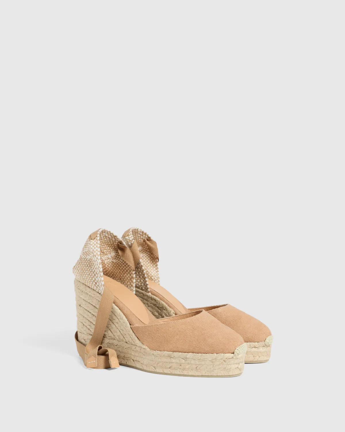 Castaner Carina 8ED/002 espadrilles toast katoen 11cm