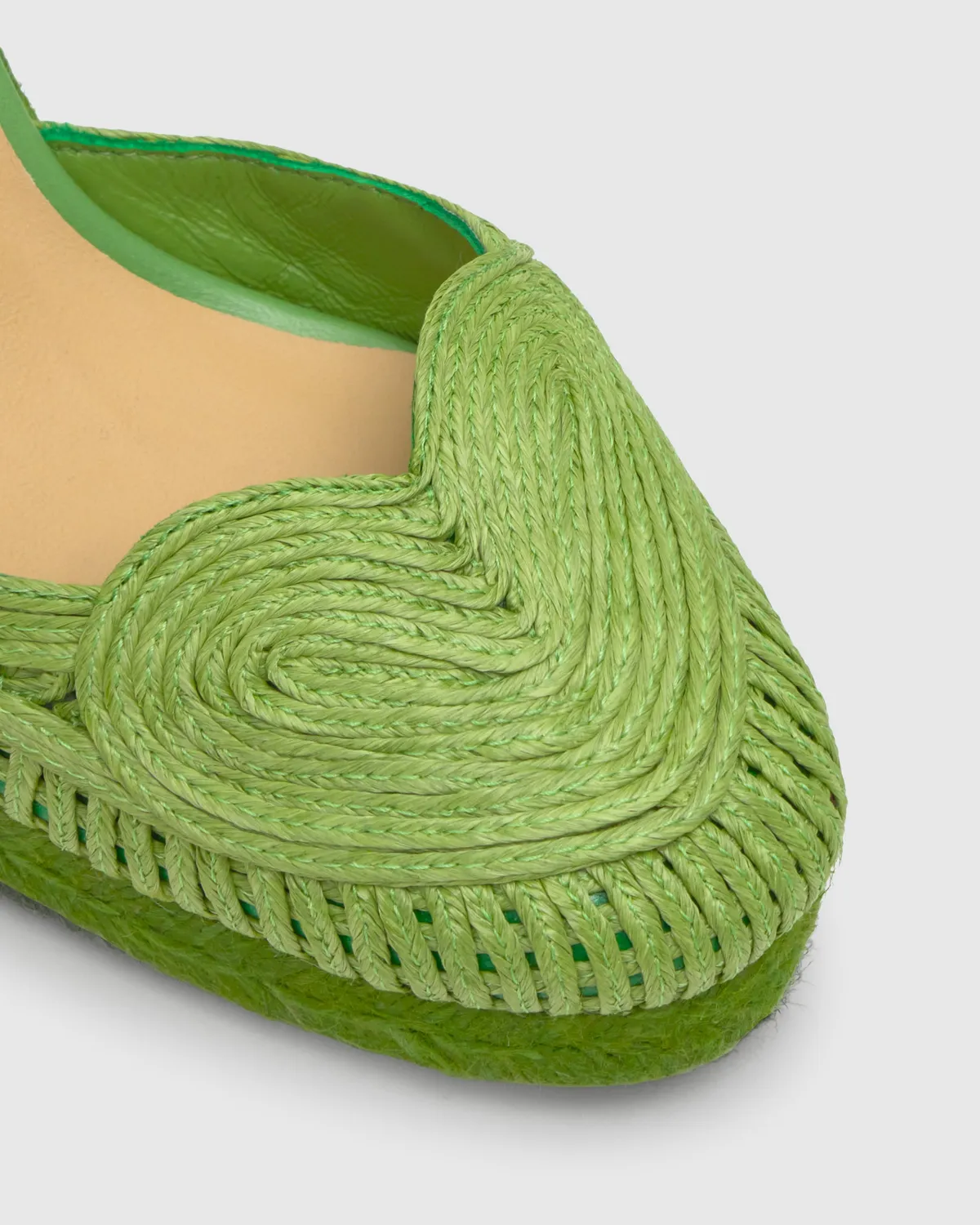 Castaner Cacia C 8 302 espadrille groen raffia
