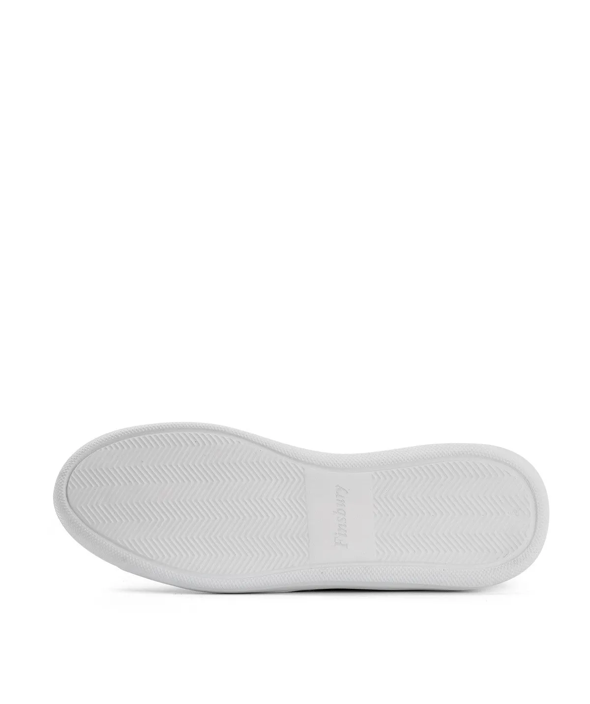 Finsbury For Live sneaker zwart leer
