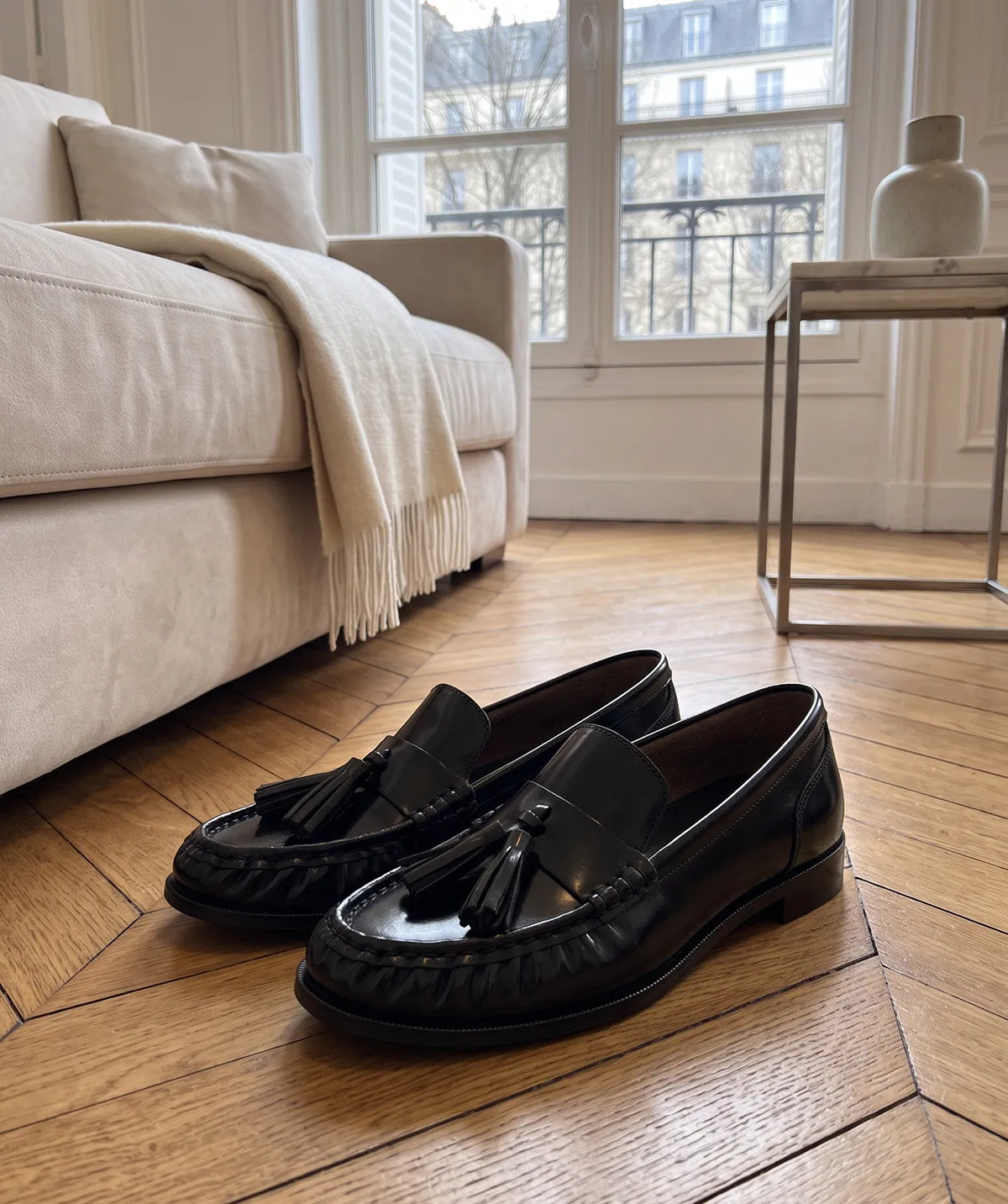 Finsbury Éliette loafers zwart leer