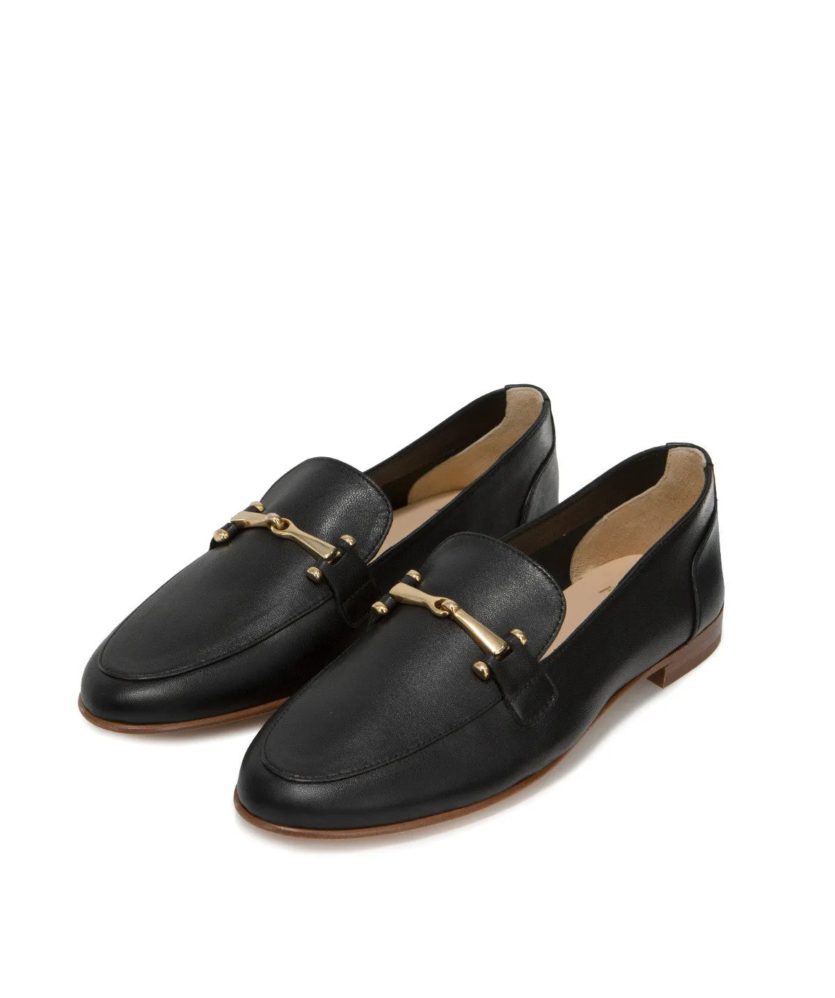 Finsbury Amélie Loafers Zwart Leer Dames