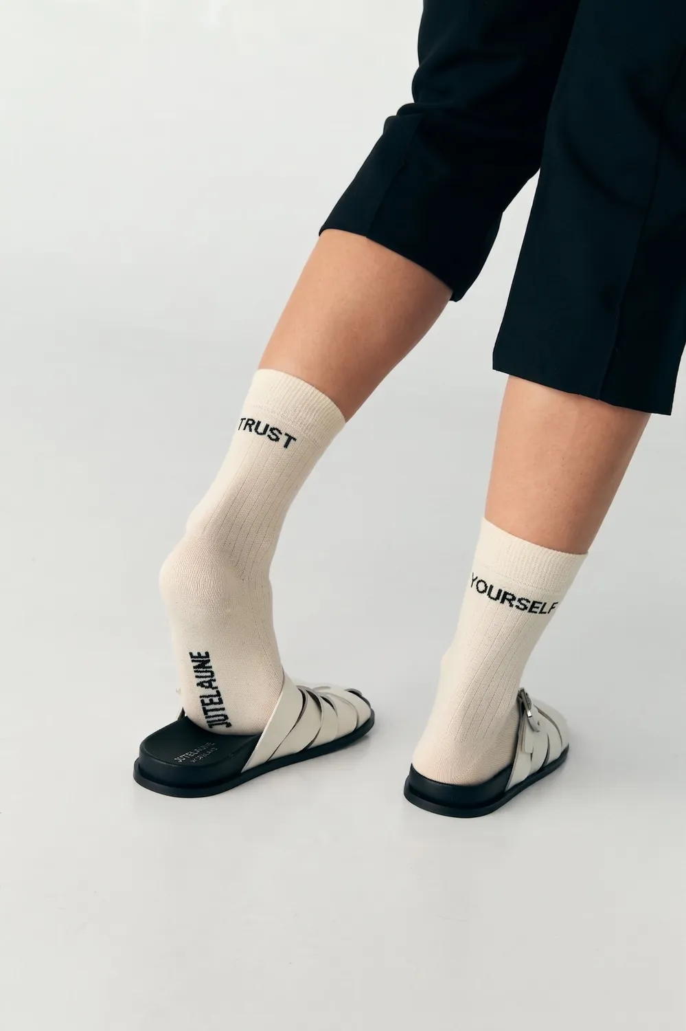 Jutelaune Trust Yourself sokken biologisch katoen one size