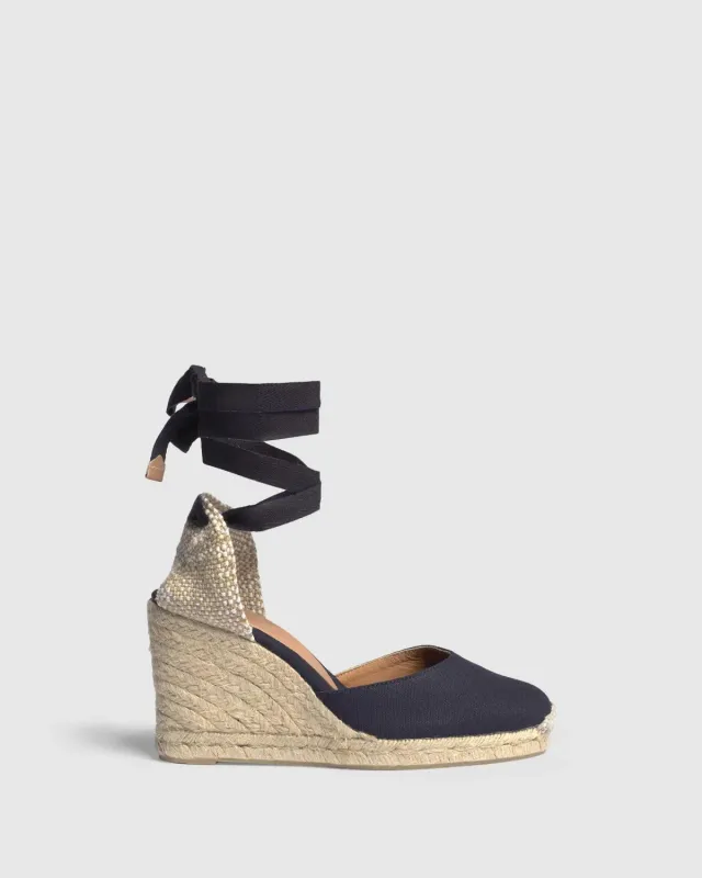 Castaner Carina/8/001 espadrille blauw katoen
