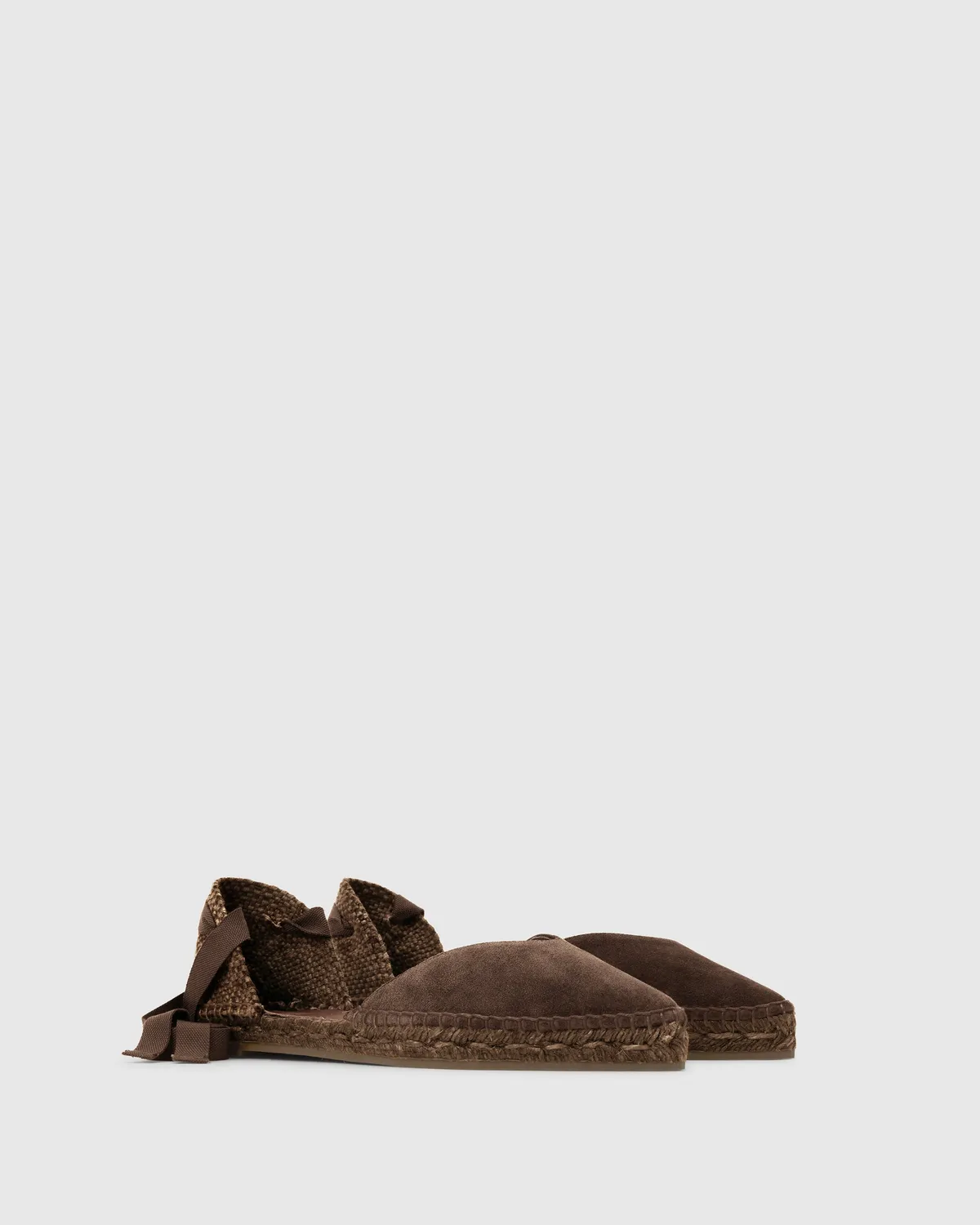 Castaner Brava C/186 espadrilles chocolade suède