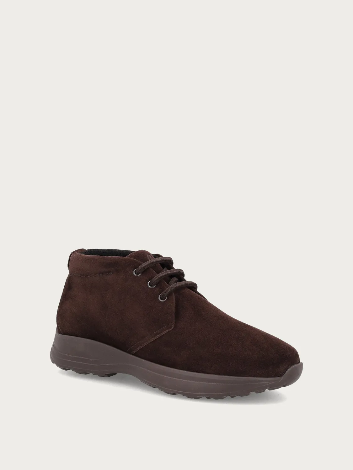 Frau Comfort Tech veterboots donkerbruin suède heren