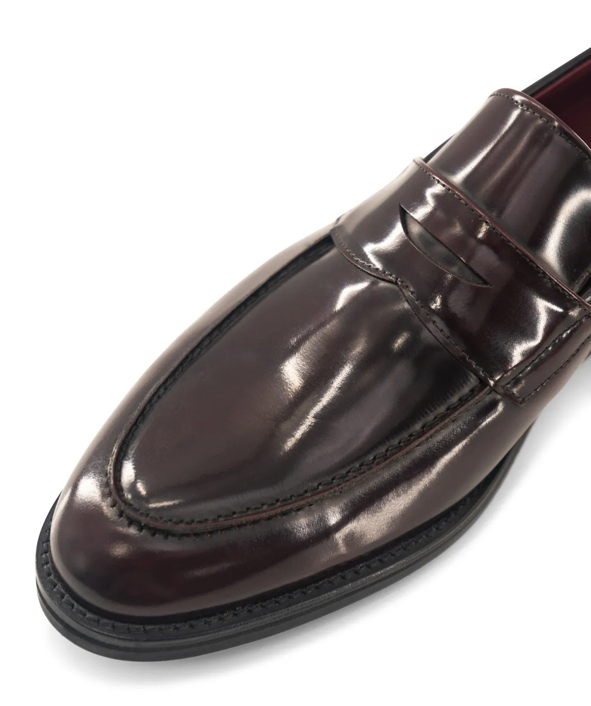 Finsbury Latina Oscar loafers bordeaux gepolijst leer