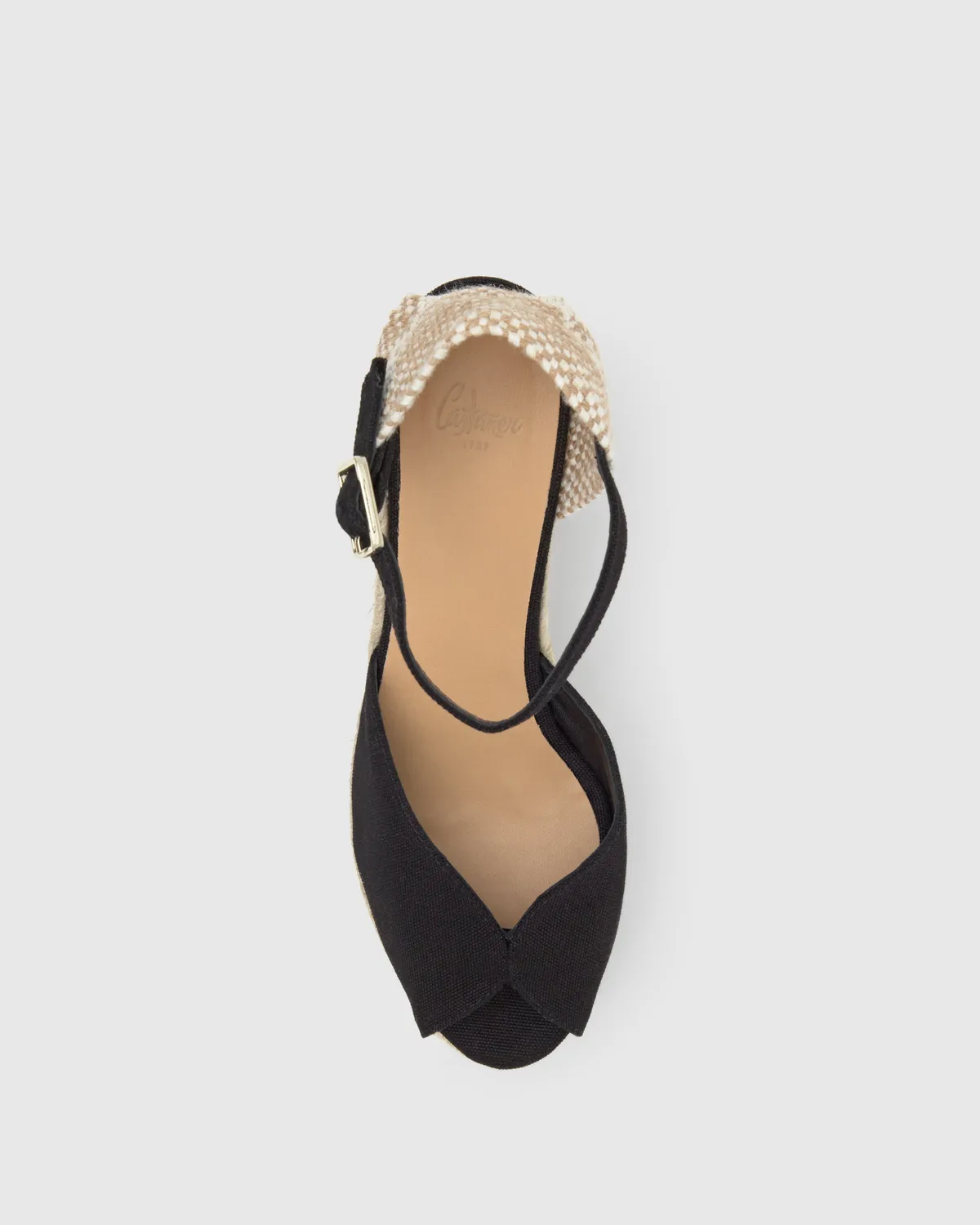 Castaner BIANCA/8ED/001 sandalen zwart 11 cm