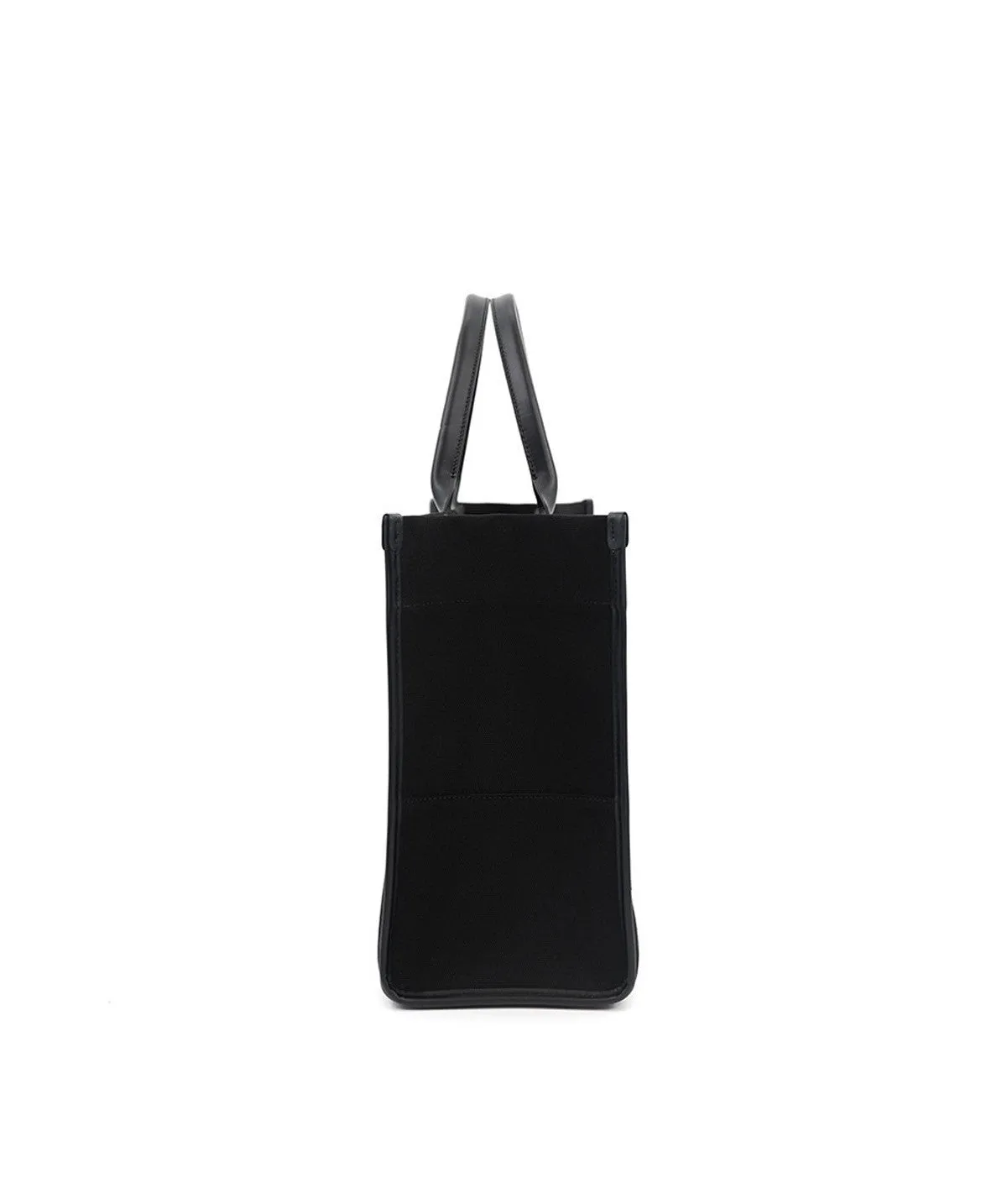 Finsbury FF45 shopper zwart canvas leer 45 cm