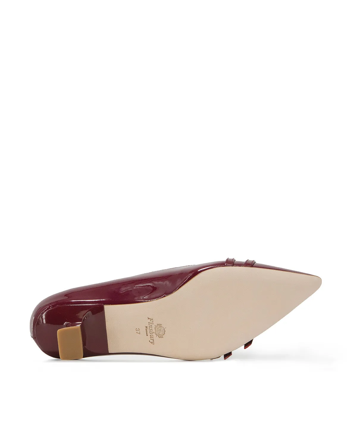 Finsbury Noemie pumps cherry bordeaux leer
