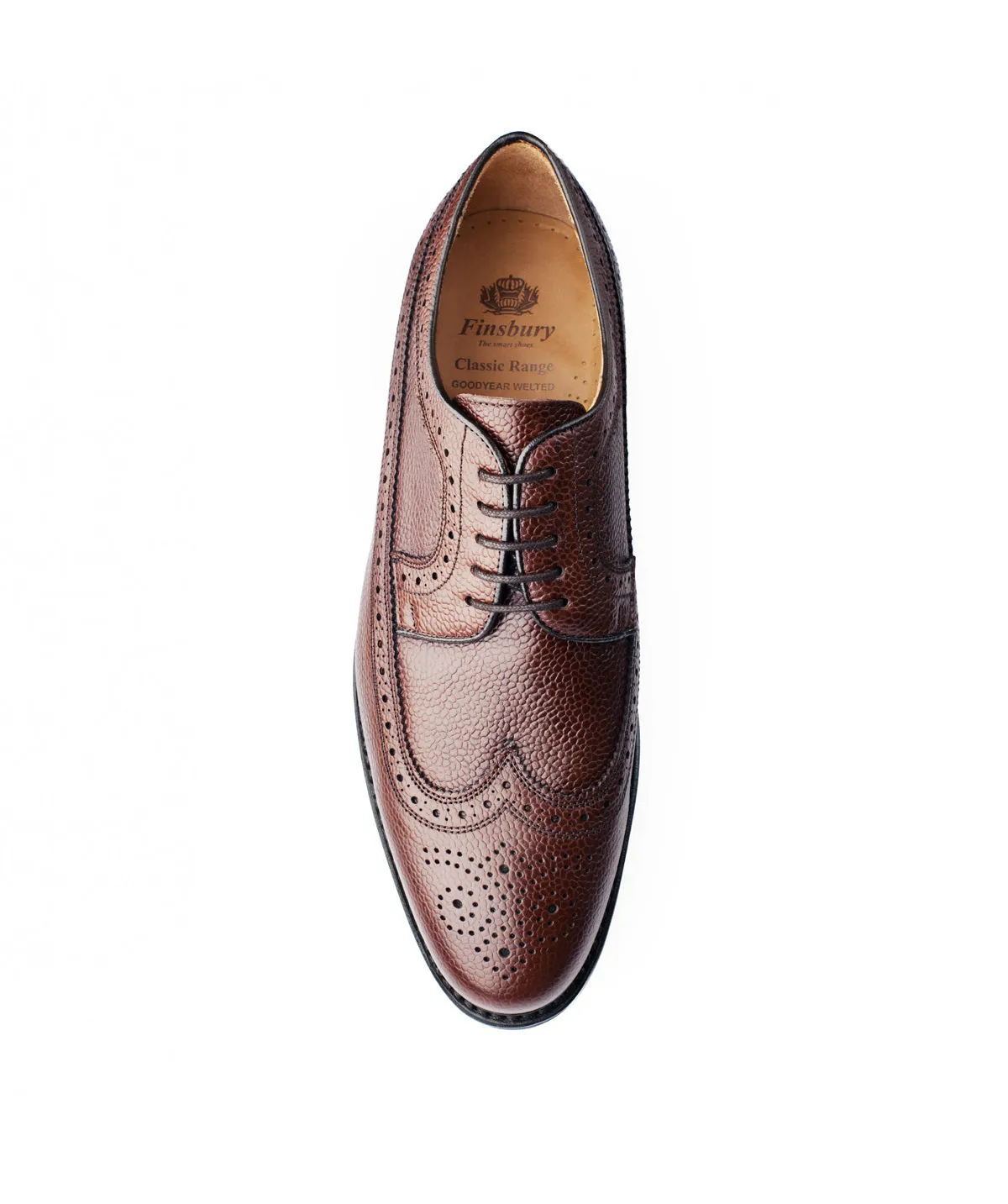 Finsbury Barton derby bruin grainé Goodyear