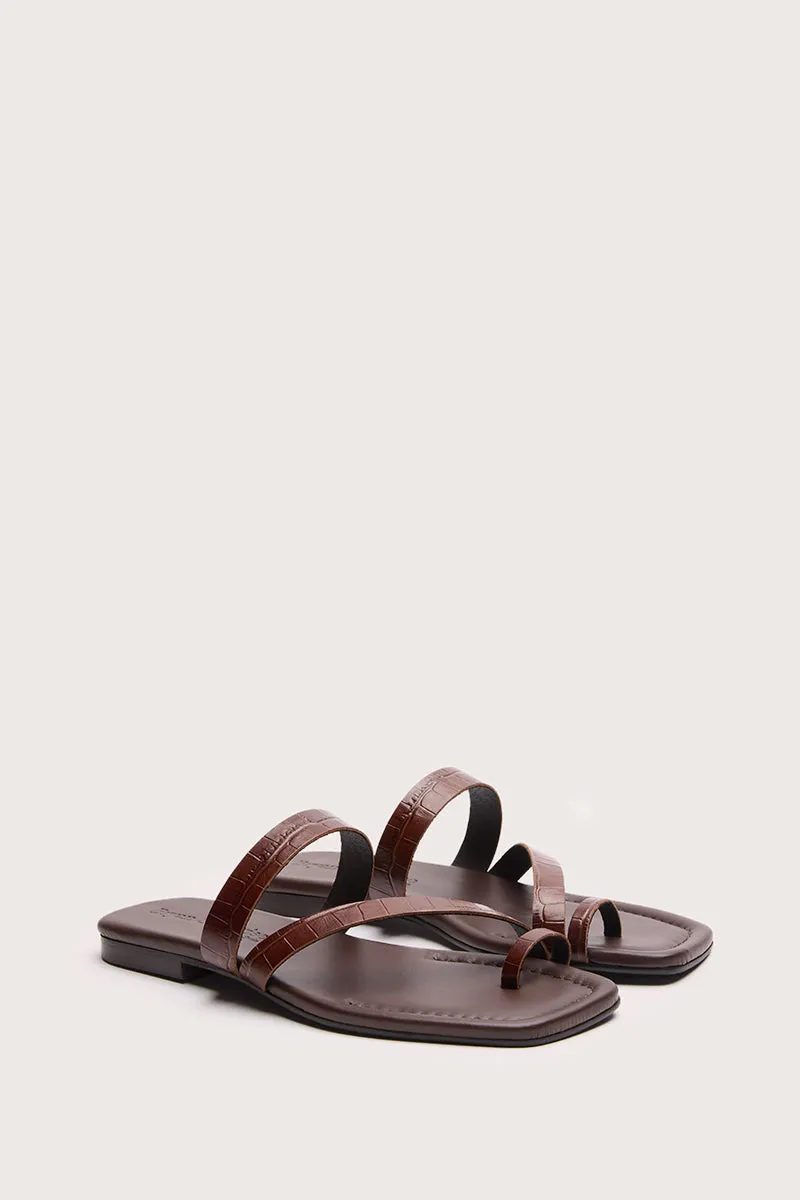 Bryan Stepwise Zoe Cacao sandalen bruin leer